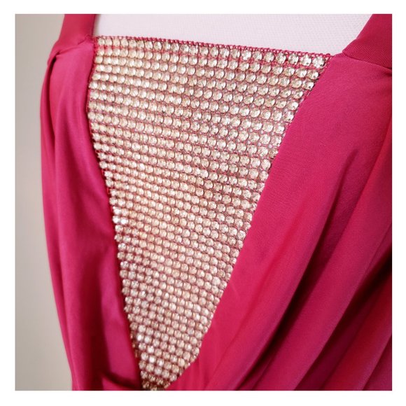 Frederick's of Hollywood Rhinestone Halter Top NWT - Picture 3 of 5